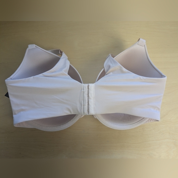 NWT DÉESSE Addition Elle Bra Size 38H Beige/Pink Color Plunge Bra - Picture 6 of 12